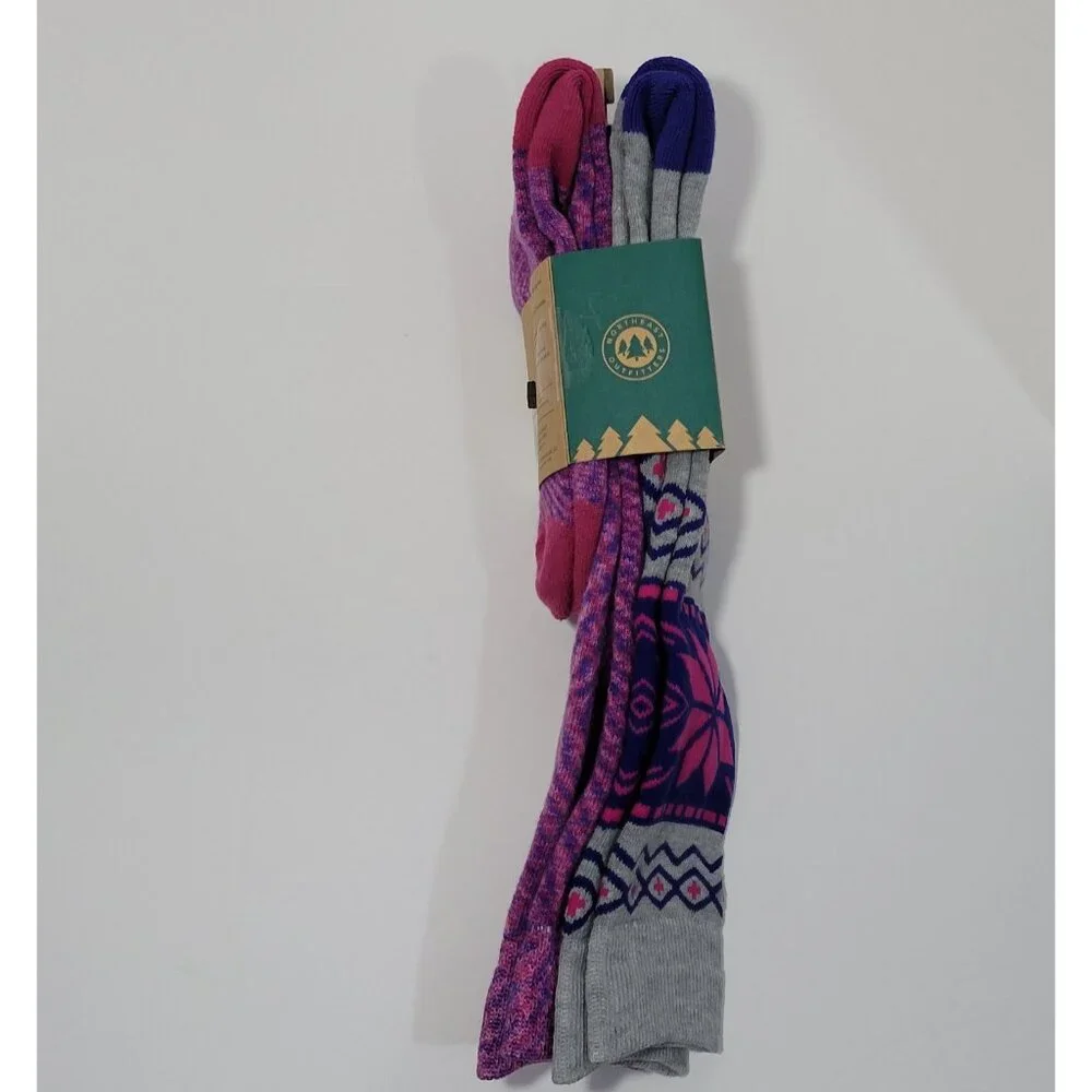 Northeast Outfitters Ski Socks Womens Size 5-10 Cushioned‎ Snow Winter Outdoor